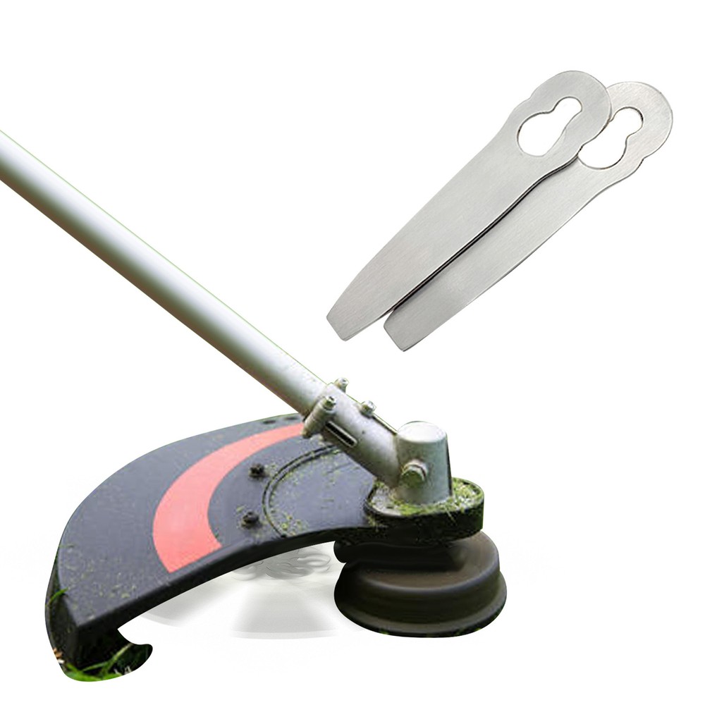 6pcs Lawn Mower Blade Durable Metal Blade for Cordless Grass Trimmer Replacement