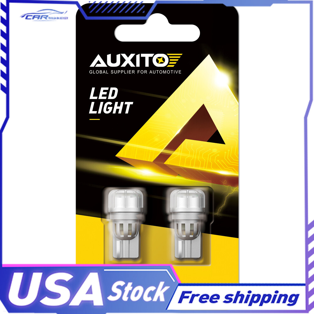 AUXITO LED White T10 License Plate Lights Interior Car Accessories Kit Dome Map