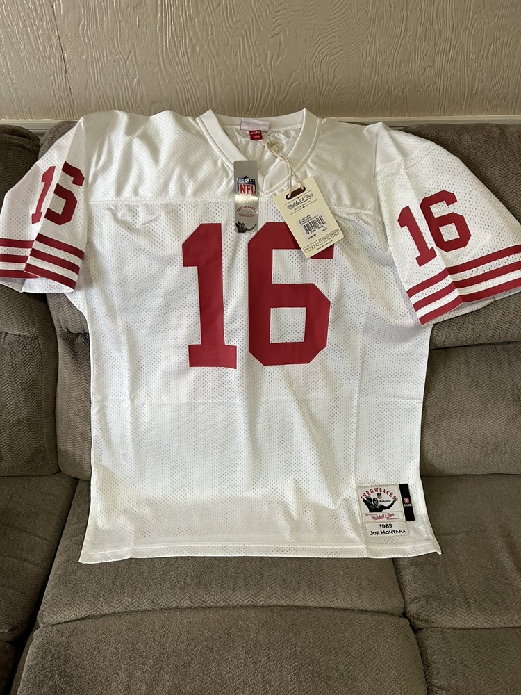 Joe Montana Authentic 1989 San Francisco 49ers Jersey XL New With Tags