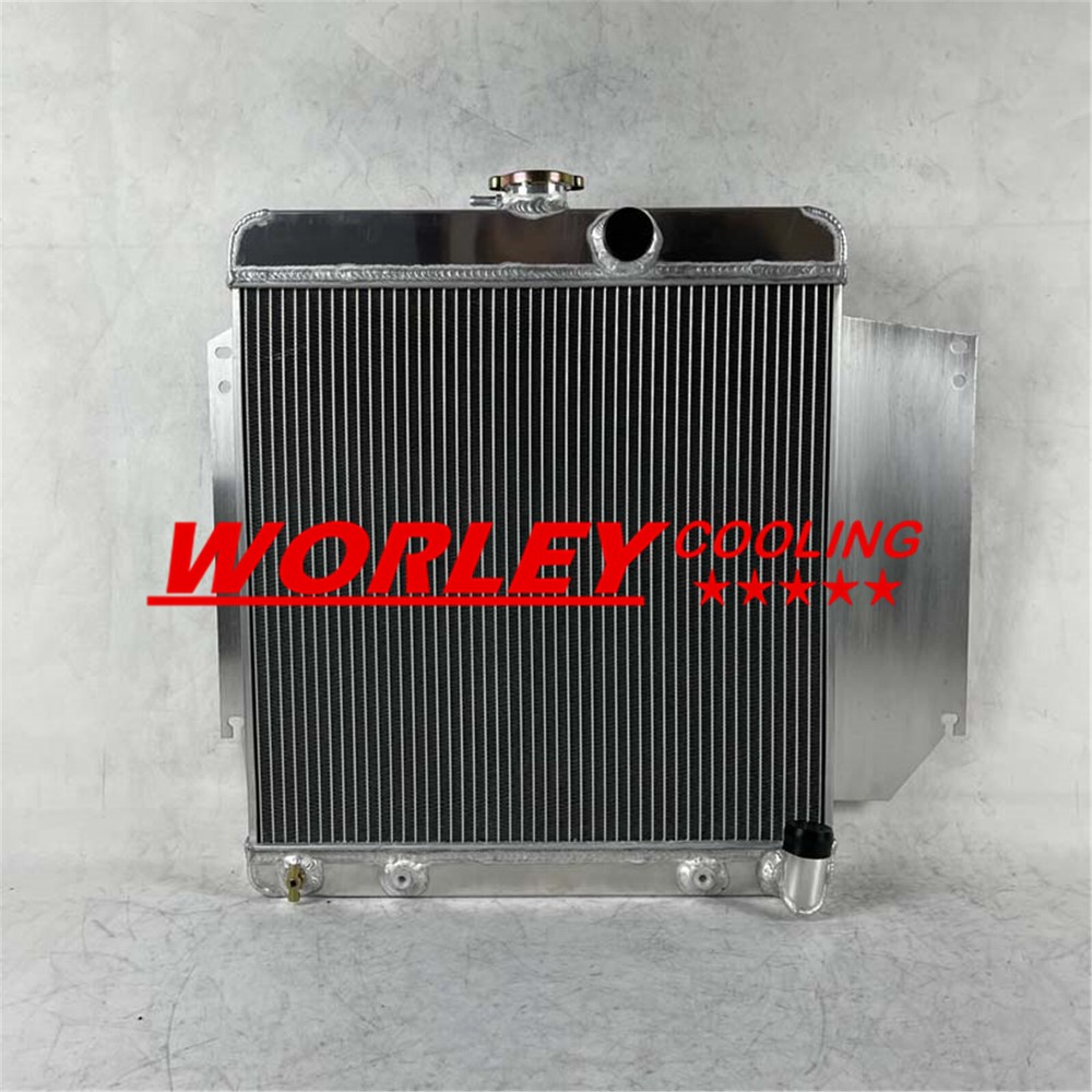 3ROW Aluminum Radiator For 1965 1966 Dodge Dart Plymouth Valiant 2.8L 3.7L L6 AT