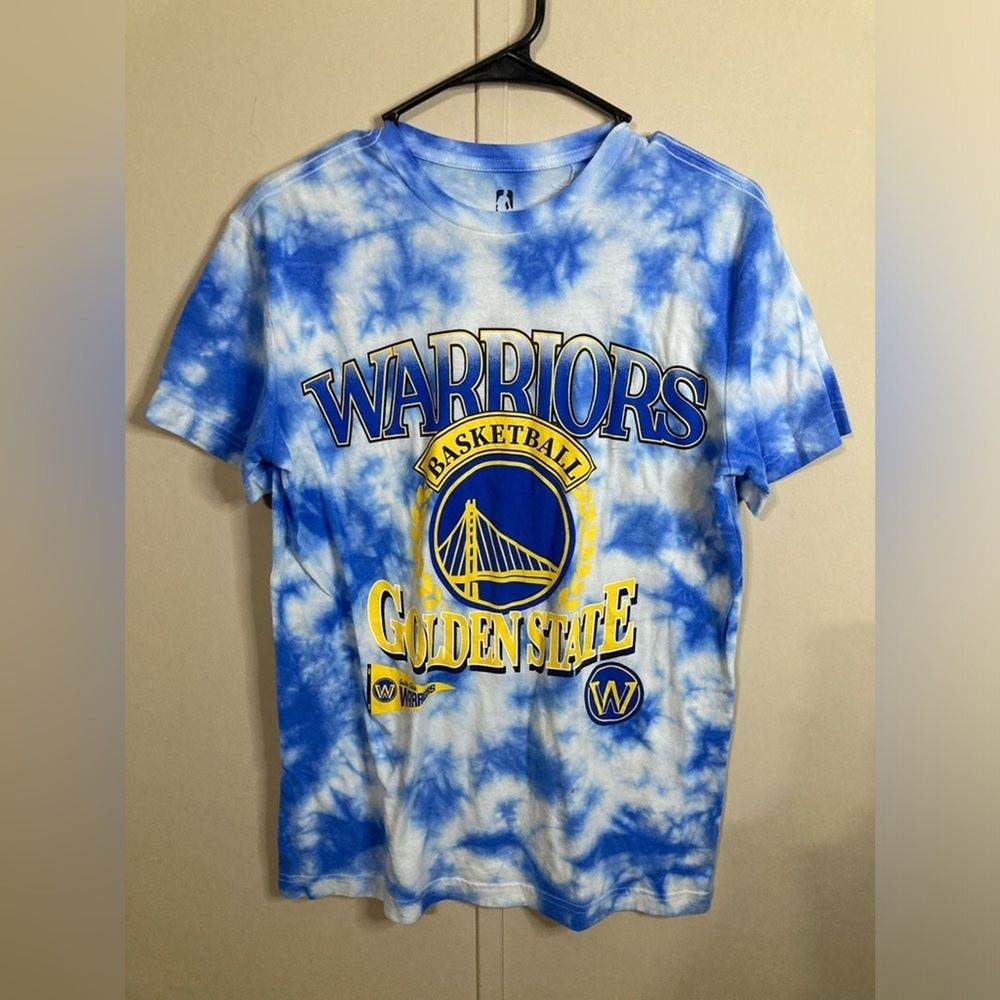 NBA Golden State Warriors Basketball Tie Dye T-Shirt