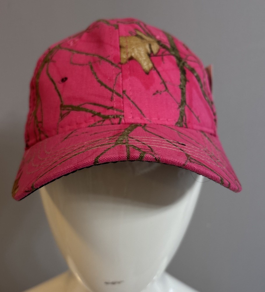 Mossy Oak Hat Cap Strapback Pink Camo Hunting Outdoor Camping Outdoor Cap