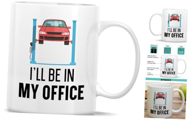 Funny Car Mechanic Mug Ideal Car Repair Gift 11 Oz Ceramic Coffee Tea Cup