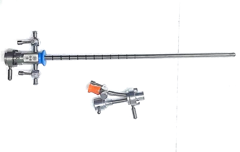 2pc Laparoscopic 22Fr Cystoscope Sheath Set with Obturator Bridge for Urology Procedures  