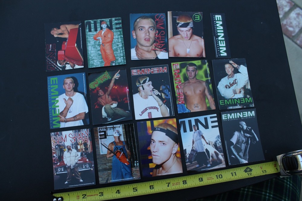 Eminem Marshall Mathers Slim Shady Dre D12 Rap 2001 OG Music STICKER - Lot of 15