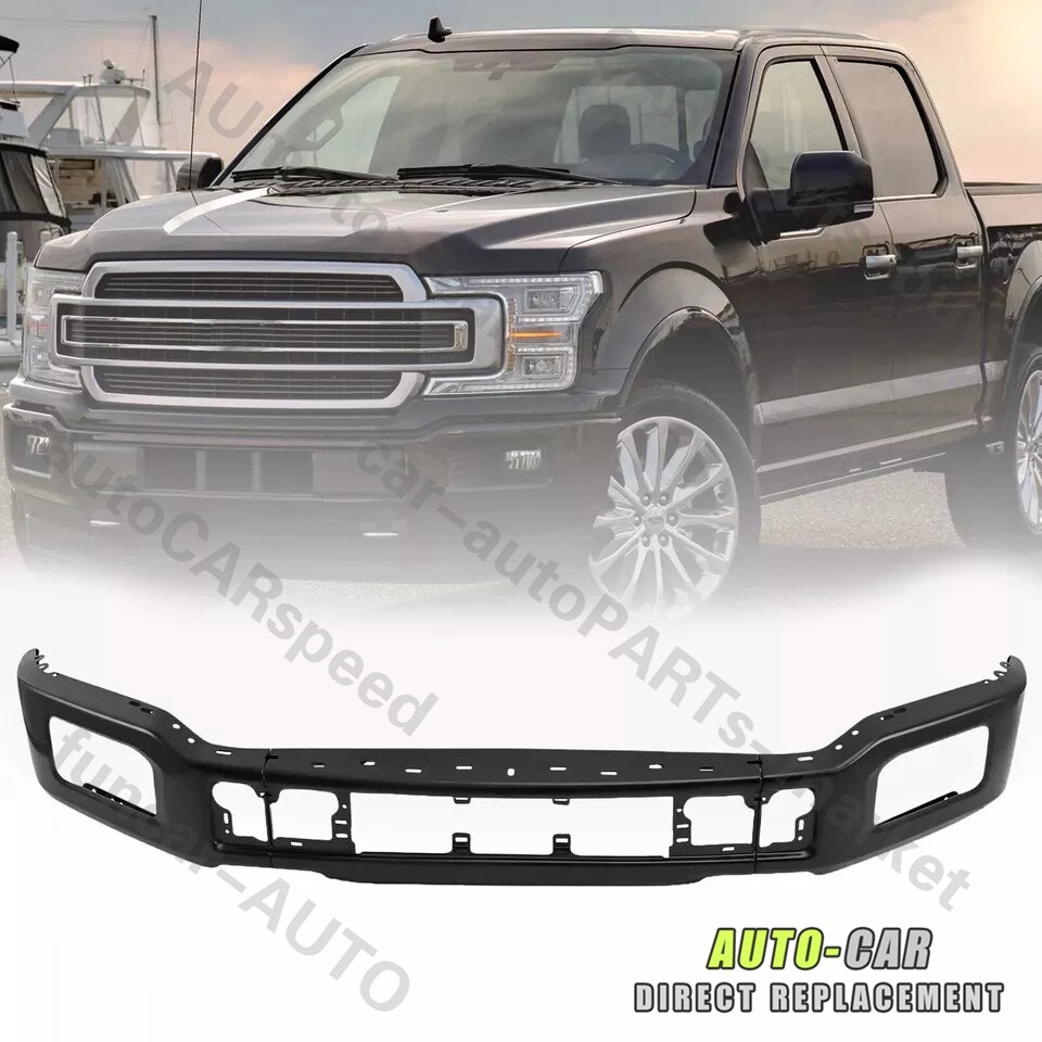 For 2018-2020 Ford F150 Pickup Truck Front Bumper Face Bar w/ Fog Light Hole USA