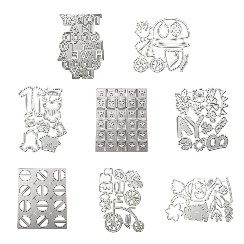 Baby Stroller Metal Cutting Dies for Card Making Scrapbooking Paper DIY Template