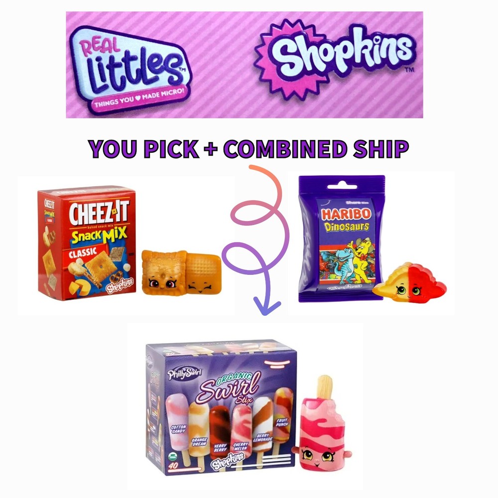 Real Littles Shopkins Season 16 Snack Time - YOU PICK + COMBINED SHIPPING