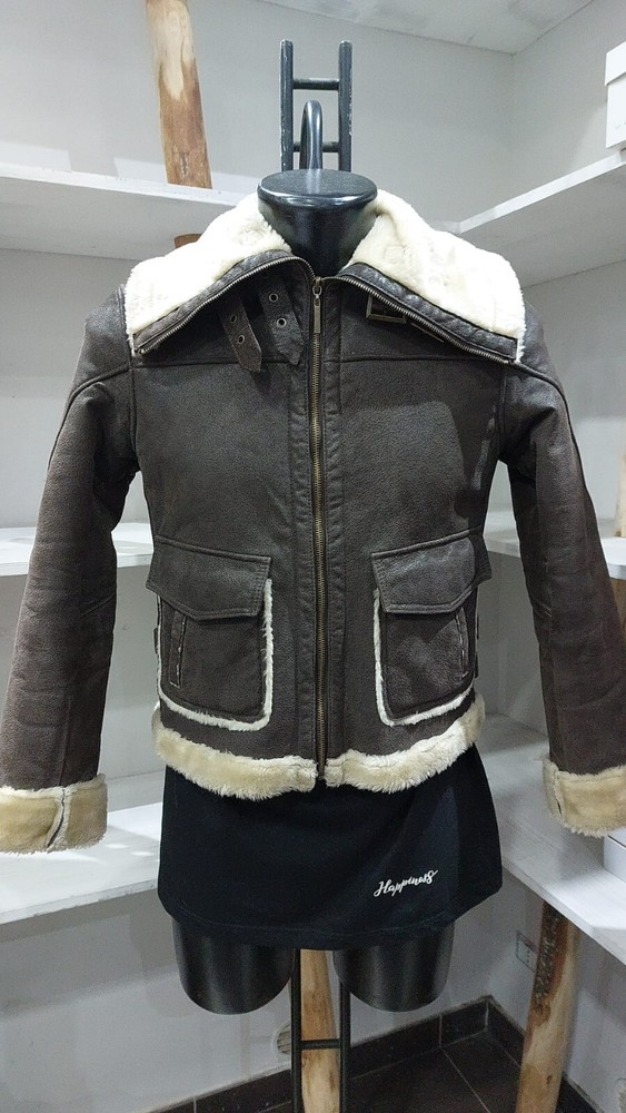 OVIESSE Jacket Skin Aviator Type B3 Used Woman Brown Size 44 PGC711PI