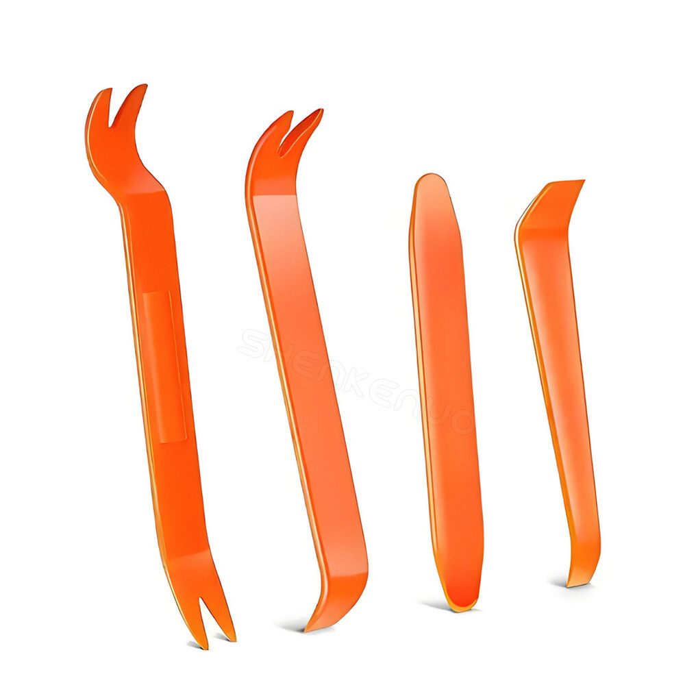 4-Piece Automotive Pry Bar Set for Dash Panel & Plastic Trim Removal