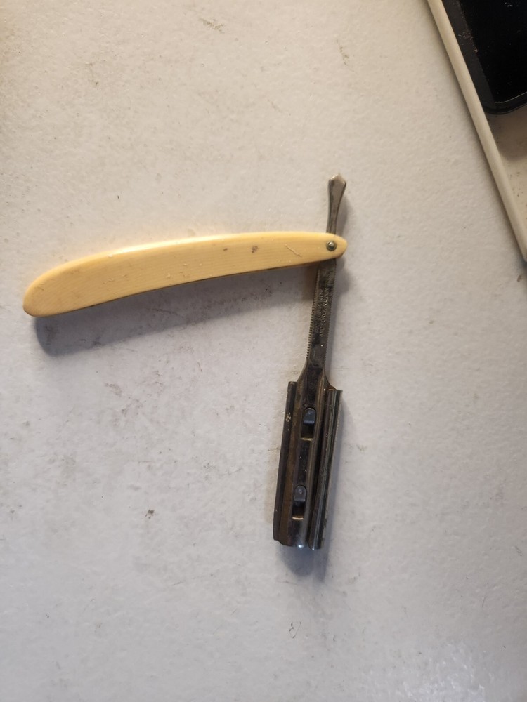 Vintage Durham Duplex Straight Razor Made in USA