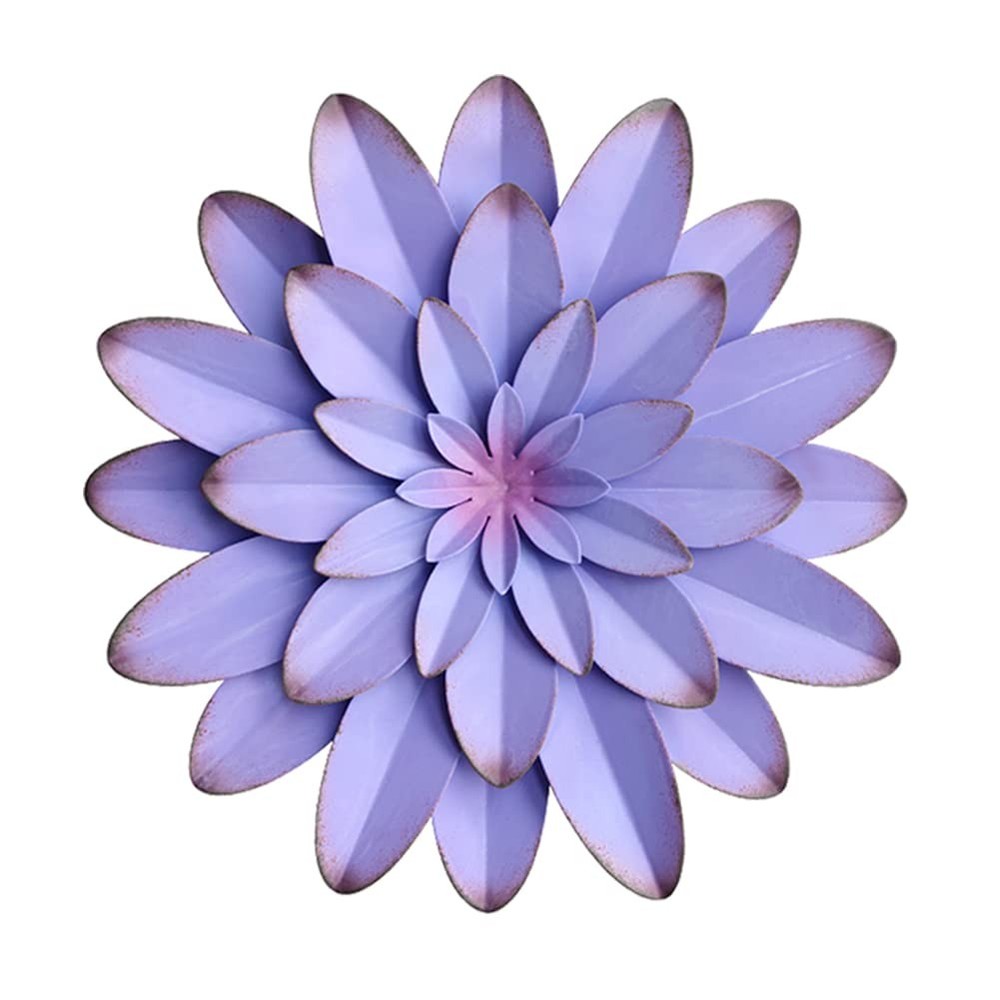 Farmhouse Metal Flowers Wall Art for Indoor and Outdoor Decor