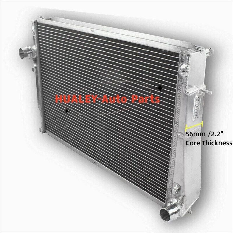 High-Performance 2-Row Aluminum Radiator for 1999-2006 BMW E46 3-Series L6 2.2L-3.0L Engines
