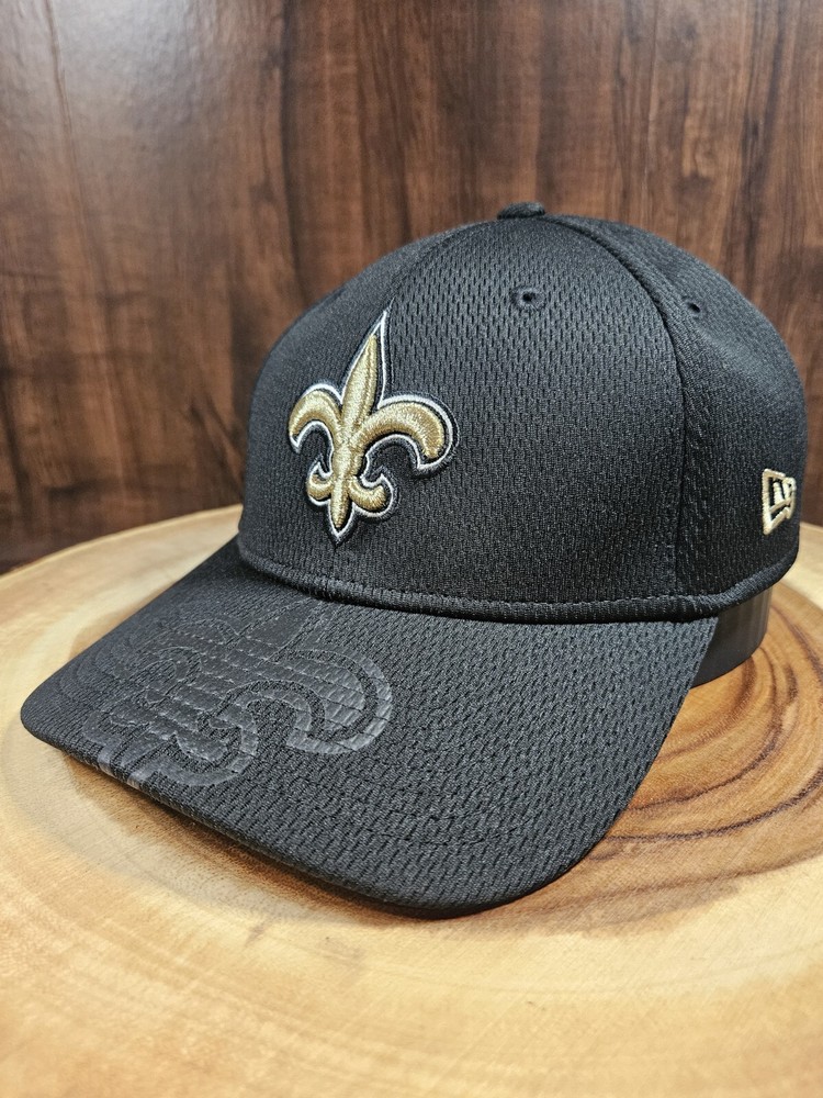 New Orleans Saints New Era 9Forty Stretch Snap Adjustable Hat Cap Silhoette