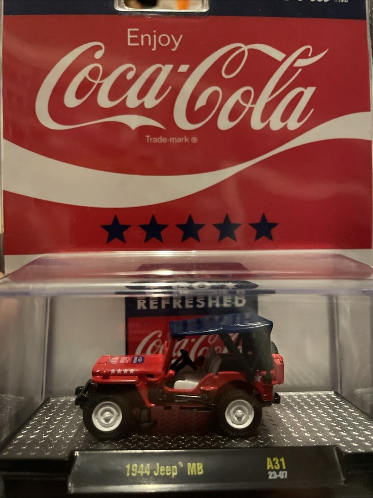 M2 Machines 1/64 1944 Jeep MB Coca Cola A31
