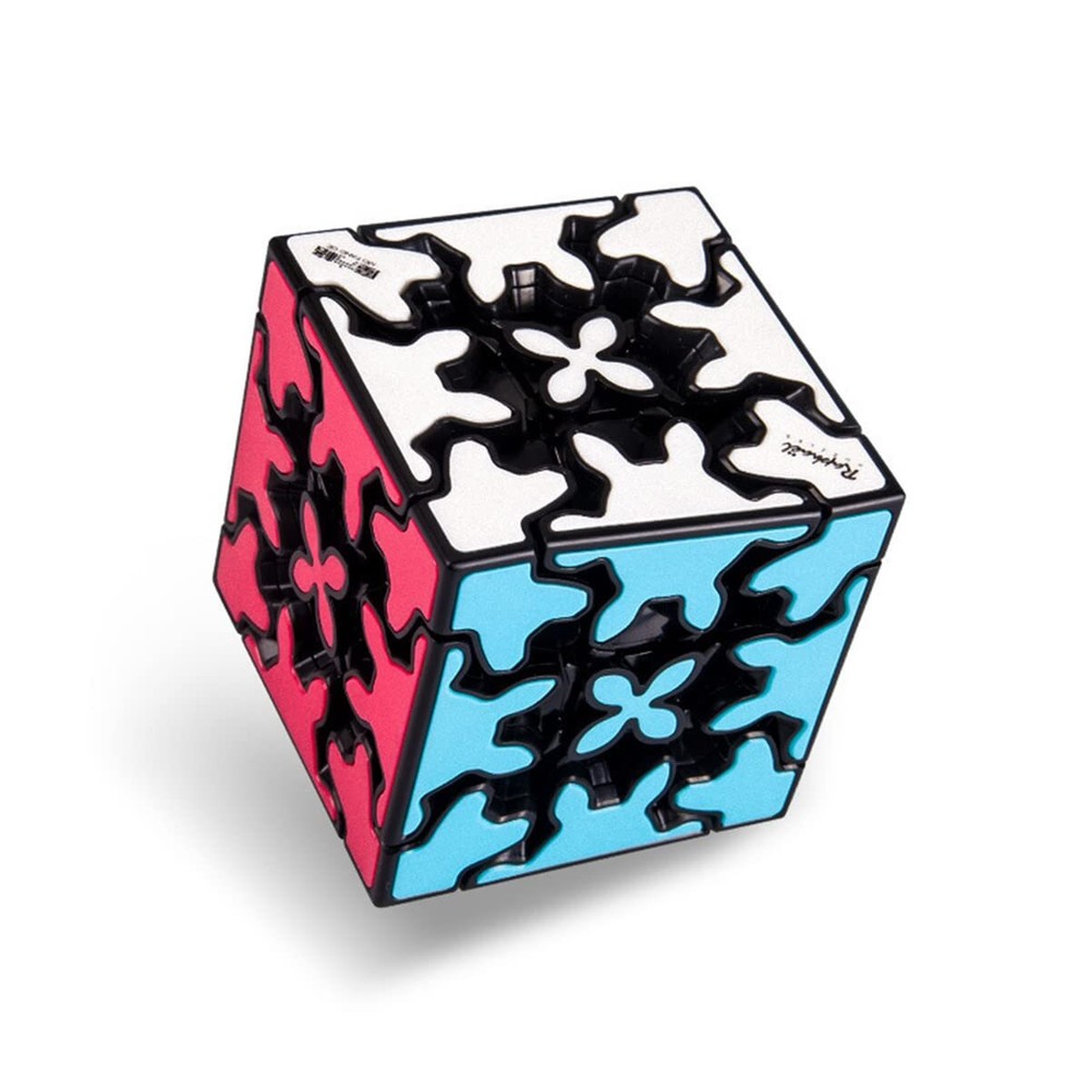 Izaequieo 3×3 Gear Cube Three-Dimensional Gear Structure Brain Teaser Puzzle ...