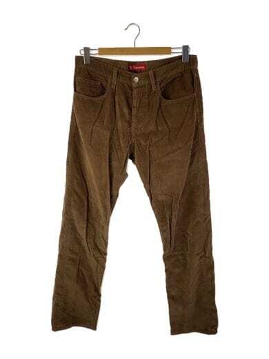 SUPREME Straight pants   32   velour   BRW   rubbing    Supreme