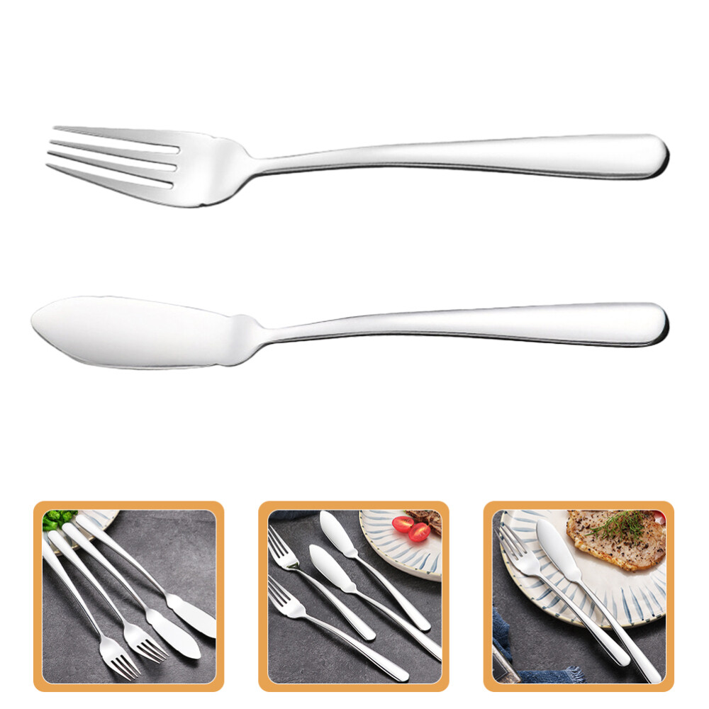 Silver Ware Stainless Steel Western Tableware Steak Cutlery