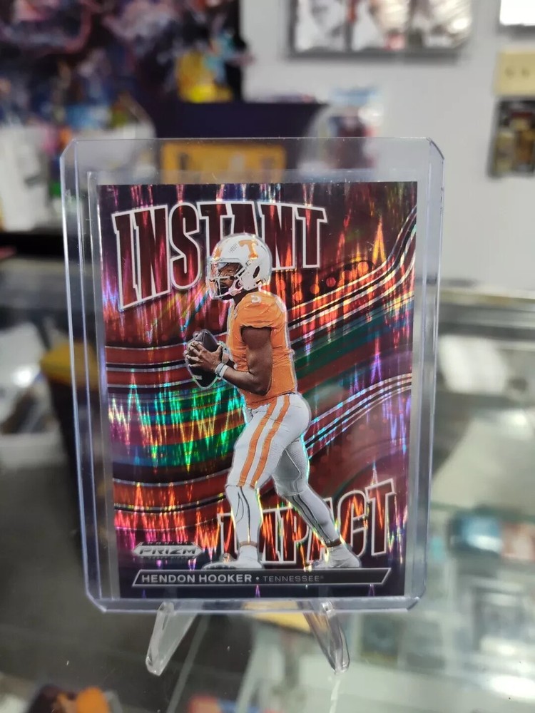 2023 Panini Prizm Draft Picks Instant Impact Silver 49 Hendon Hooker Rookie Card