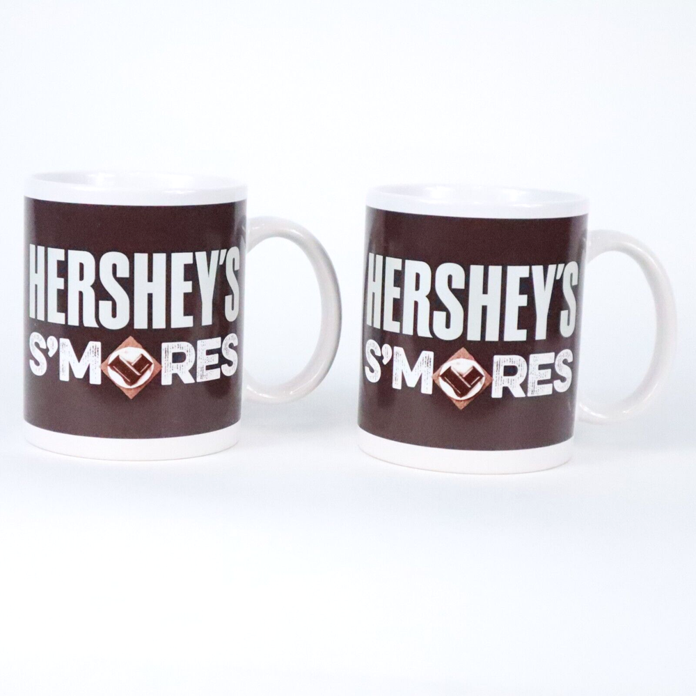 Vintage Hershey's S'mores Galerie Set of 2 Coffee Mugs for Hot Chocolate