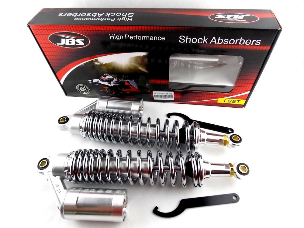 ROYAL ENFIELD GT650 CONTINENTAL 365mm JBS REAR AIR NITROGEN SHOCK ABSORBERS SC