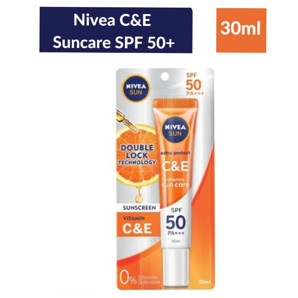NIVEA Sun SPF50 Vitamin C&E Sunscreen 30ml Extra Protect