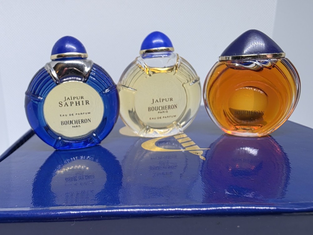 3pc Gift Set BOUCHERON Parfum Minis• Jaipur Saphir & Boucheron 0.17 Fl. Oz.