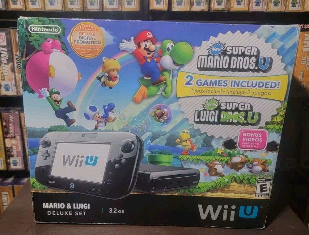 Nintendo Wii U Mario & Luigi Deluxe Set (NTSC) Box Only