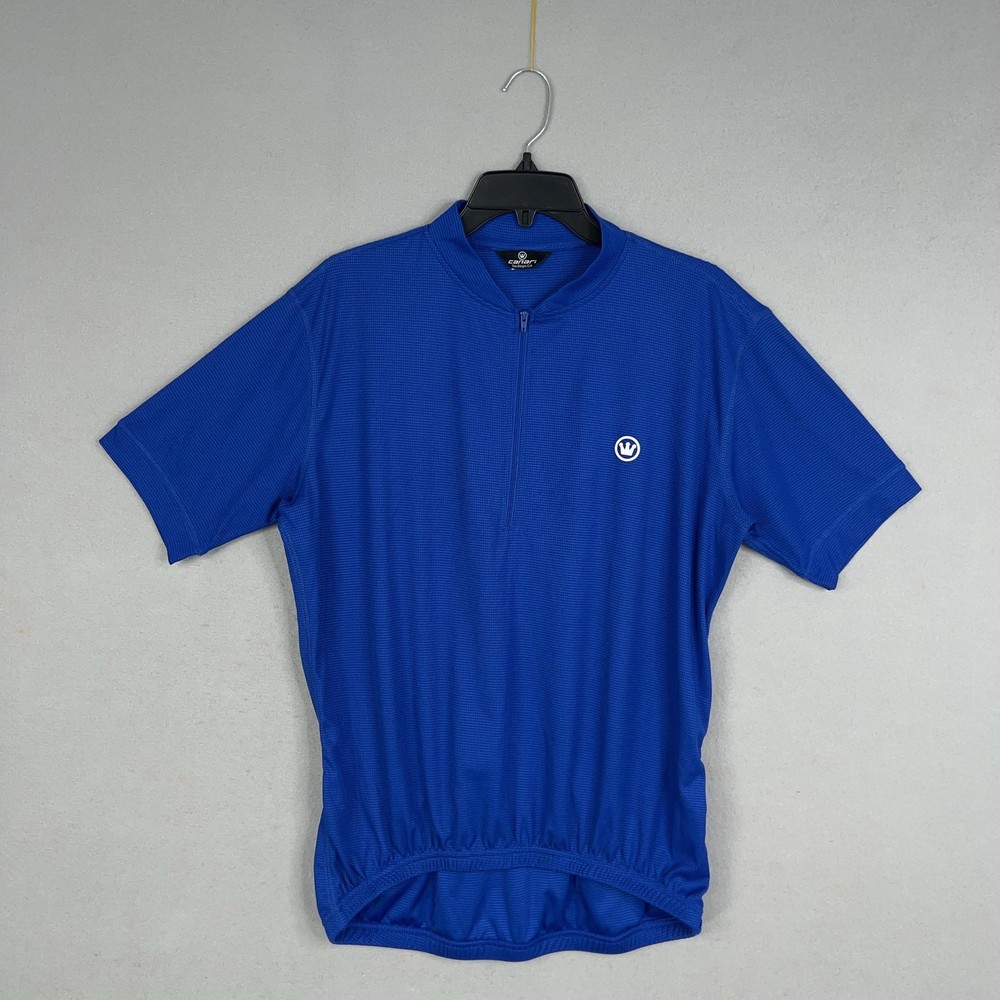 Canari Cycling Jersey Shirt Mens Large Half Zip Pockets Performance Active Bike