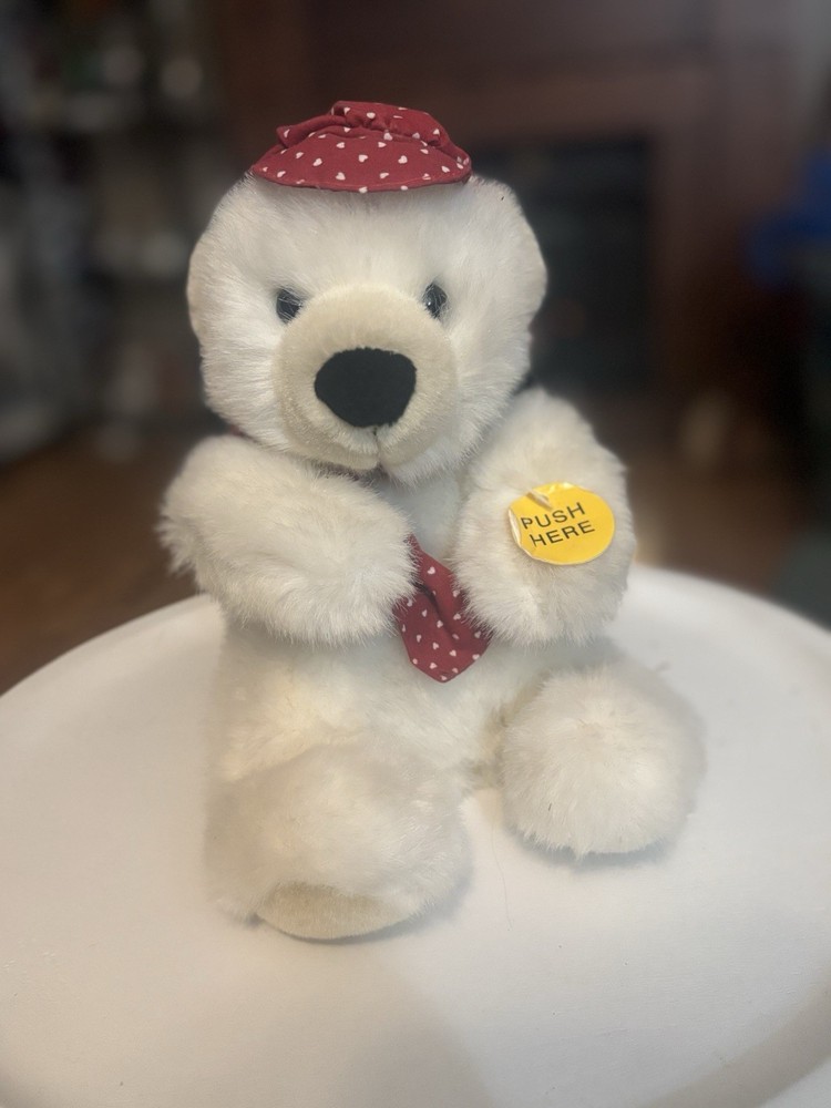 Gemmy Industries Vintage Rocking Buddies Animated Singing Bear 1998