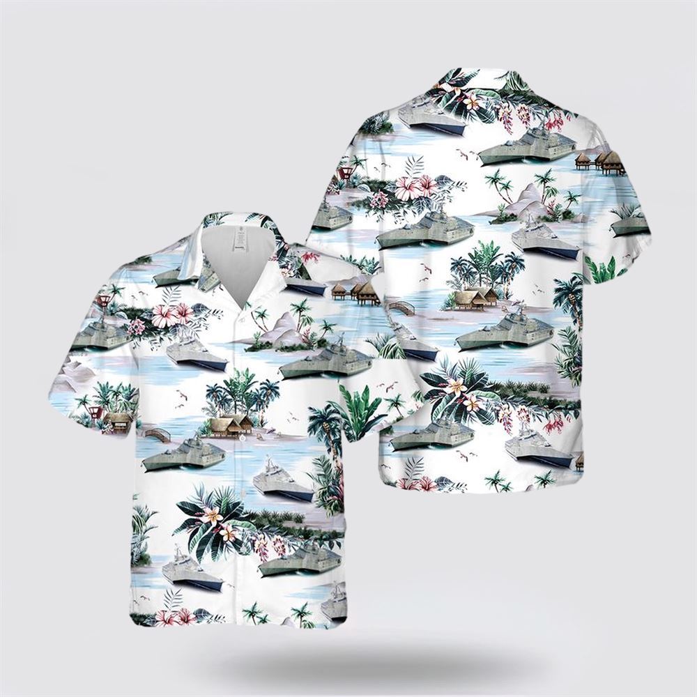 US Navy USS Independence Hawaiian Shirt 8211 Gifts For Navy Military Personnel