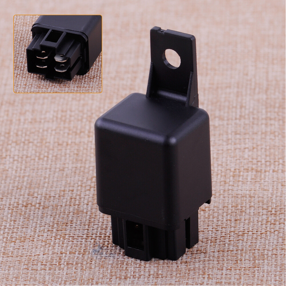 12V 30A Black Relay Fit For Fog Driving Light Lamp Wire Wiring Harness YL-388-S