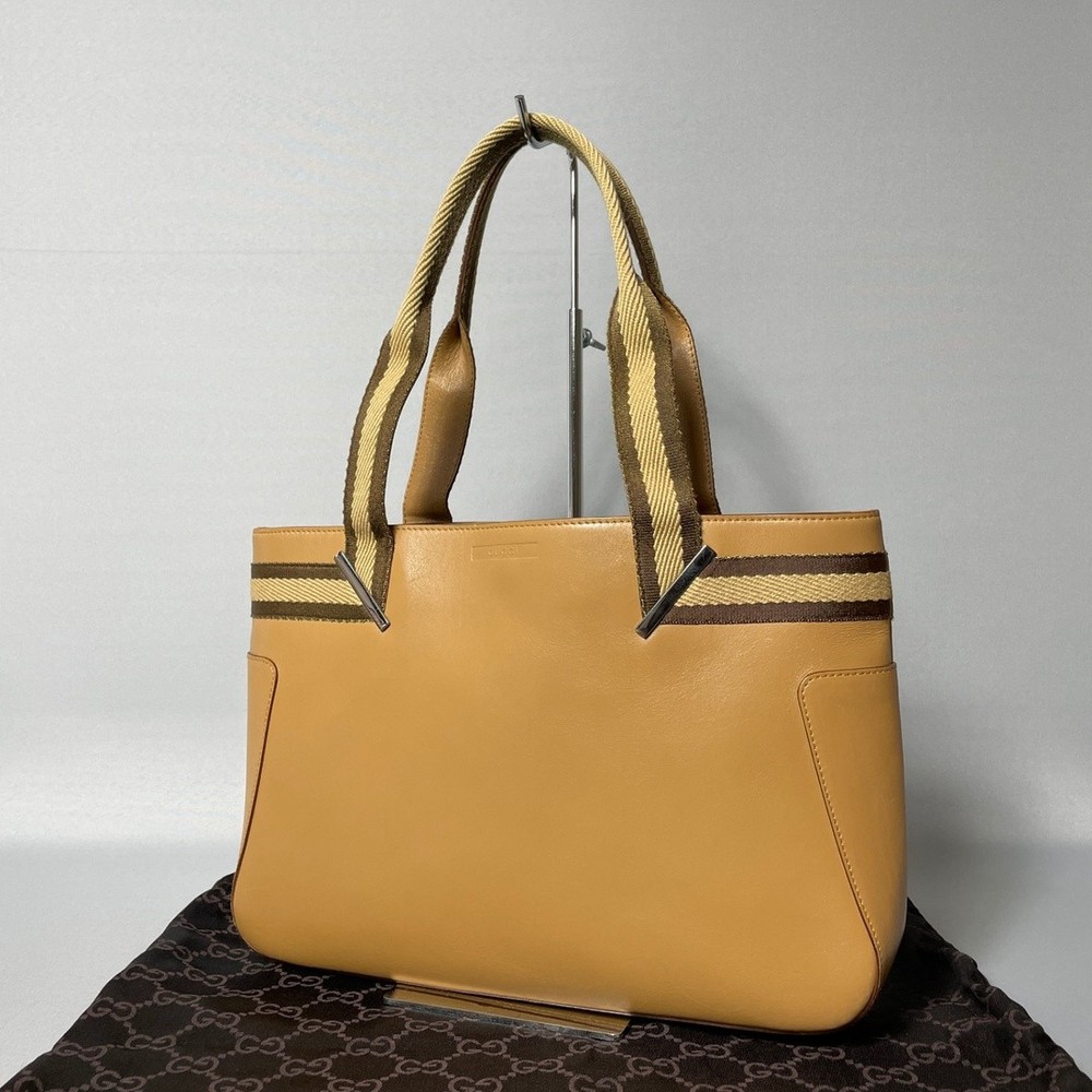 Gucci Shelley Line 2503 196 Brown Leather Handbag