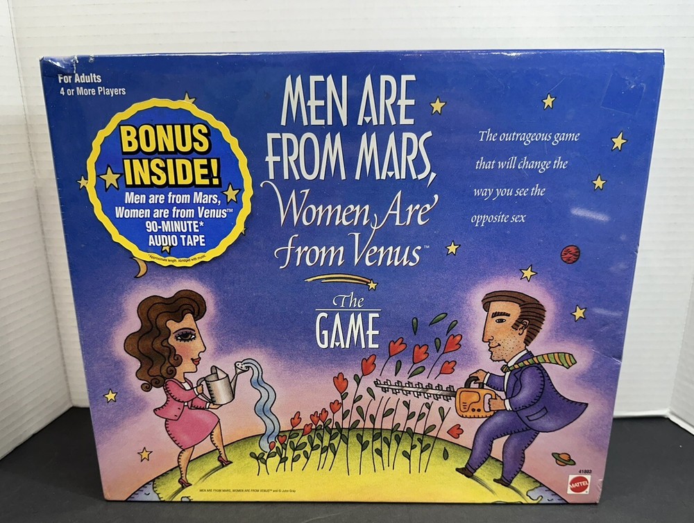 New Men are From Mars, Women Are From Venus The Game Complete Factory Sealed