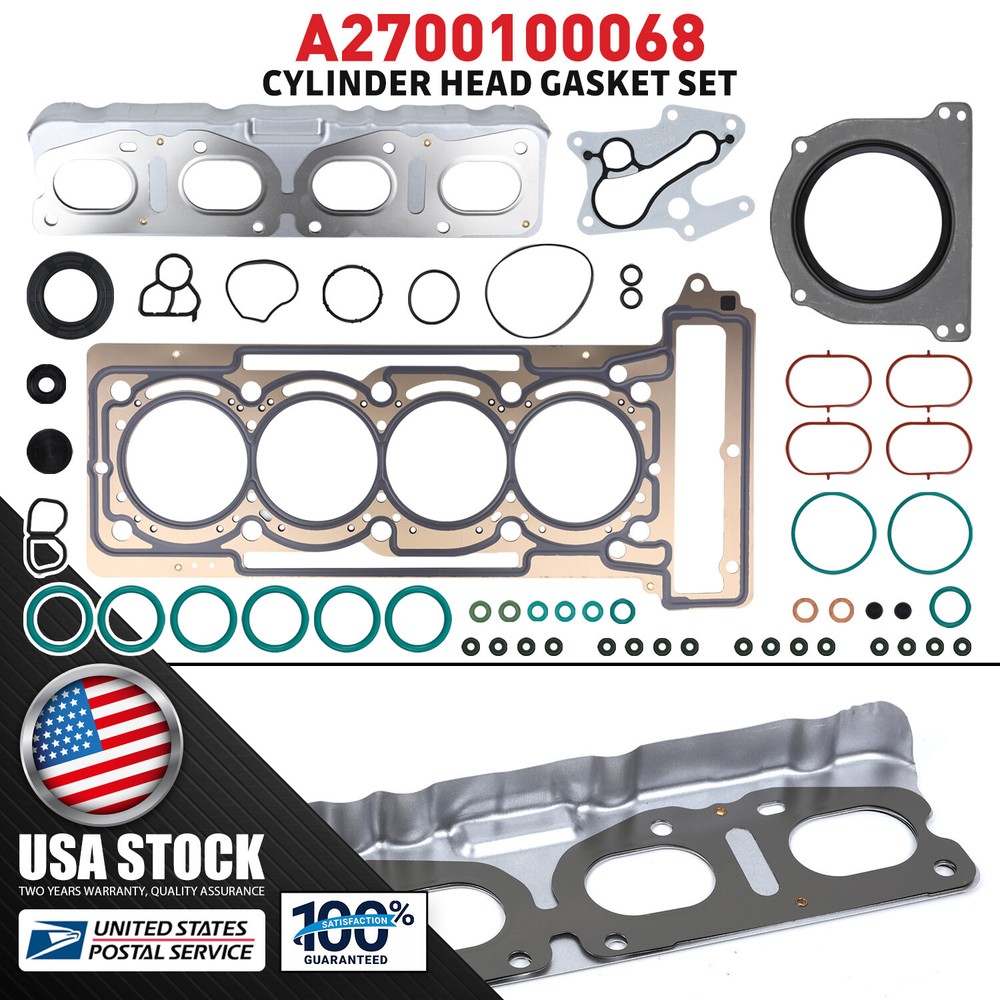 Engine Cylinder Head Gasket Repair Set Fit For Mercedes-Benz W176/246 C117 X156.