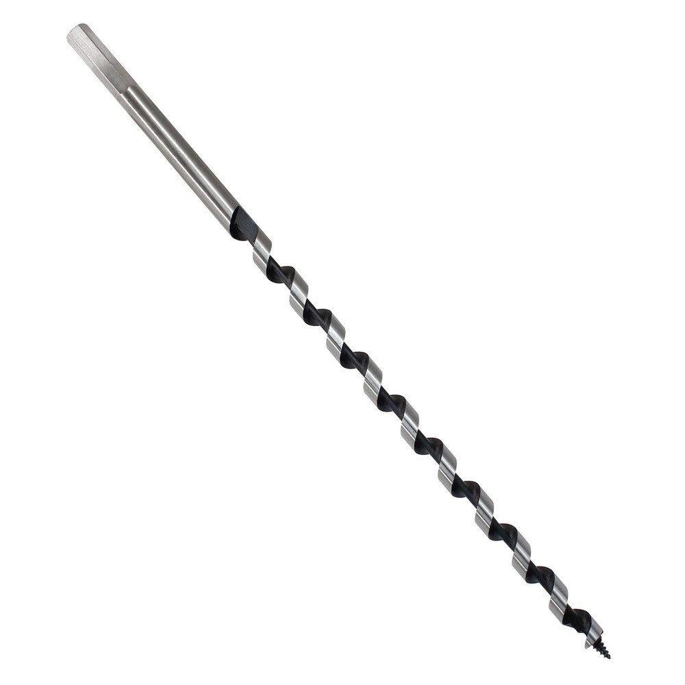 3/8 Inch Diameter Wood Auger Drill Bit, 12 Inch Long Ship Auger Bit for Soft ...