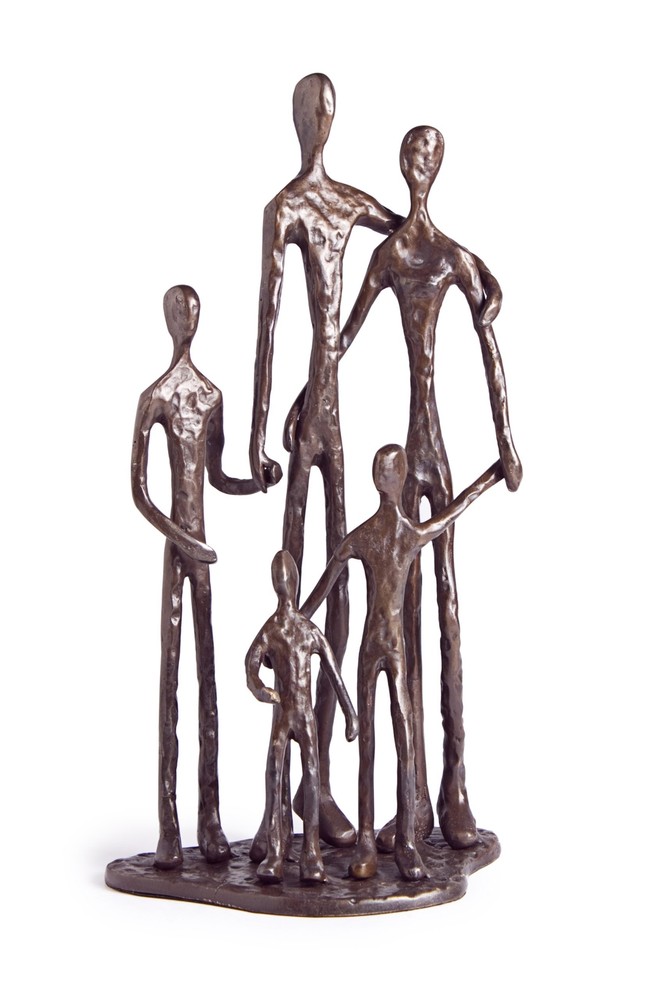 Danya B. Home Shelf Décor (ZD11021) - Sand Casted Metal Art Bronze Sculptur