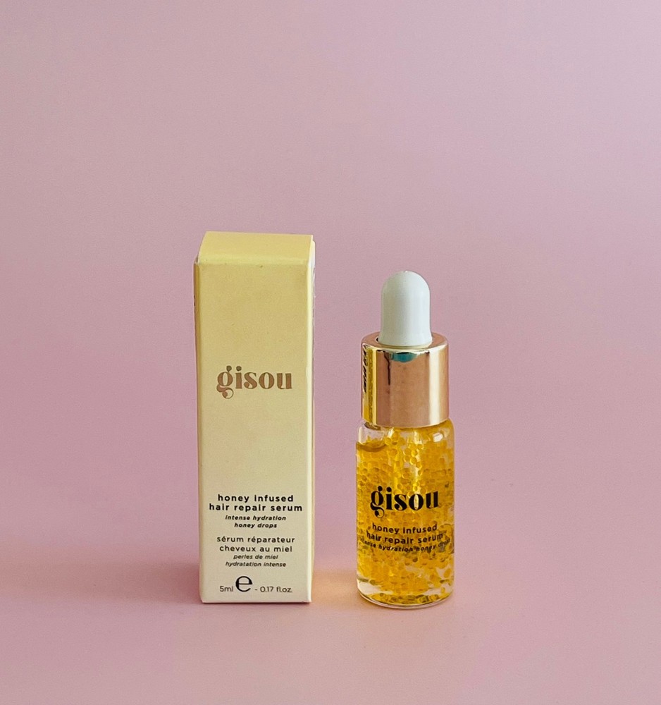 GISOU Mini Sample Size Honey Infused Hair Repair Serum 0.17oz Travel Size - NEW!