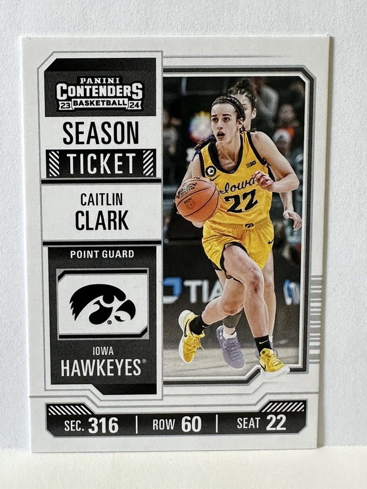 2024 Panini Caitlin Clark Collection - College Contenders #CC2 Caitlin Clark...