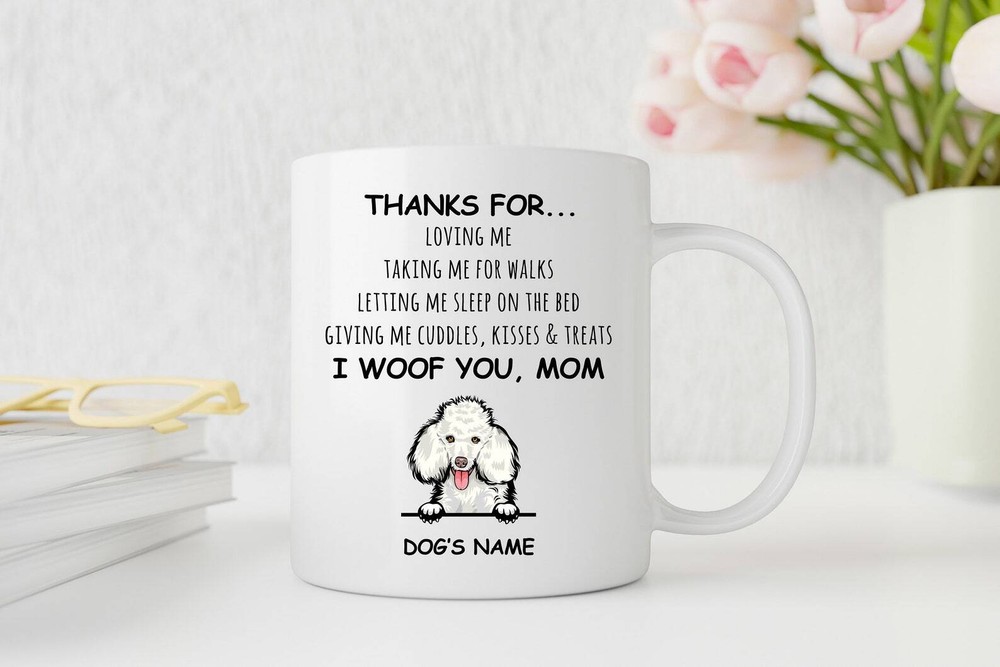 Funny Poodle Mug Gift for Poodle Lovers and Poodle Moms  