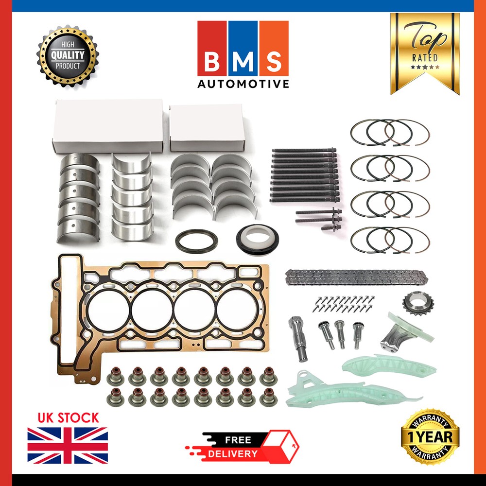BMW 1 & 3 Series Touring N13B16 1.6L Petrol Engine Rebuild Kit with Bearings