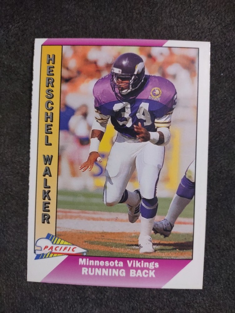 1991 Pacific #299 Herschel Walker Minnesota Vikings Football Card