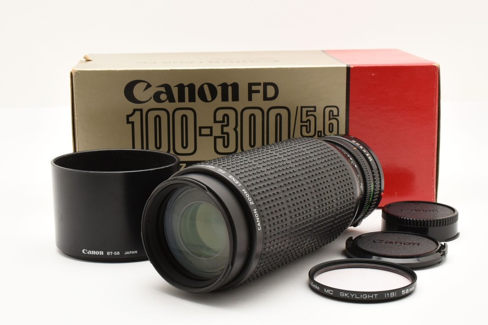 Canon FD 100-300mm f/5.6 Telephoto Zoom Lens N Mint Condition 2457672