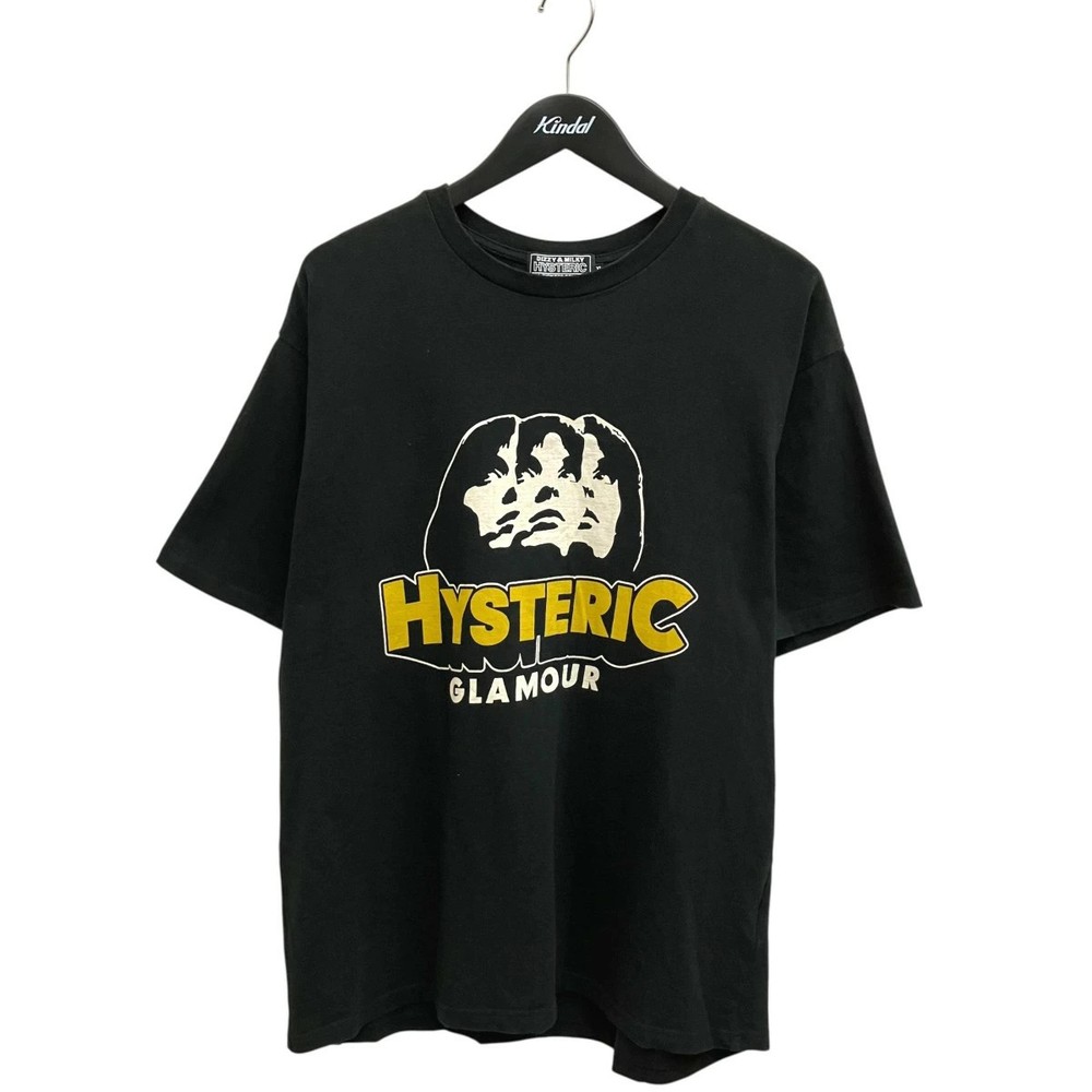 Hysteric Glamour Black XL Short Sleeve T-Shirt Used Vintage  good condition
