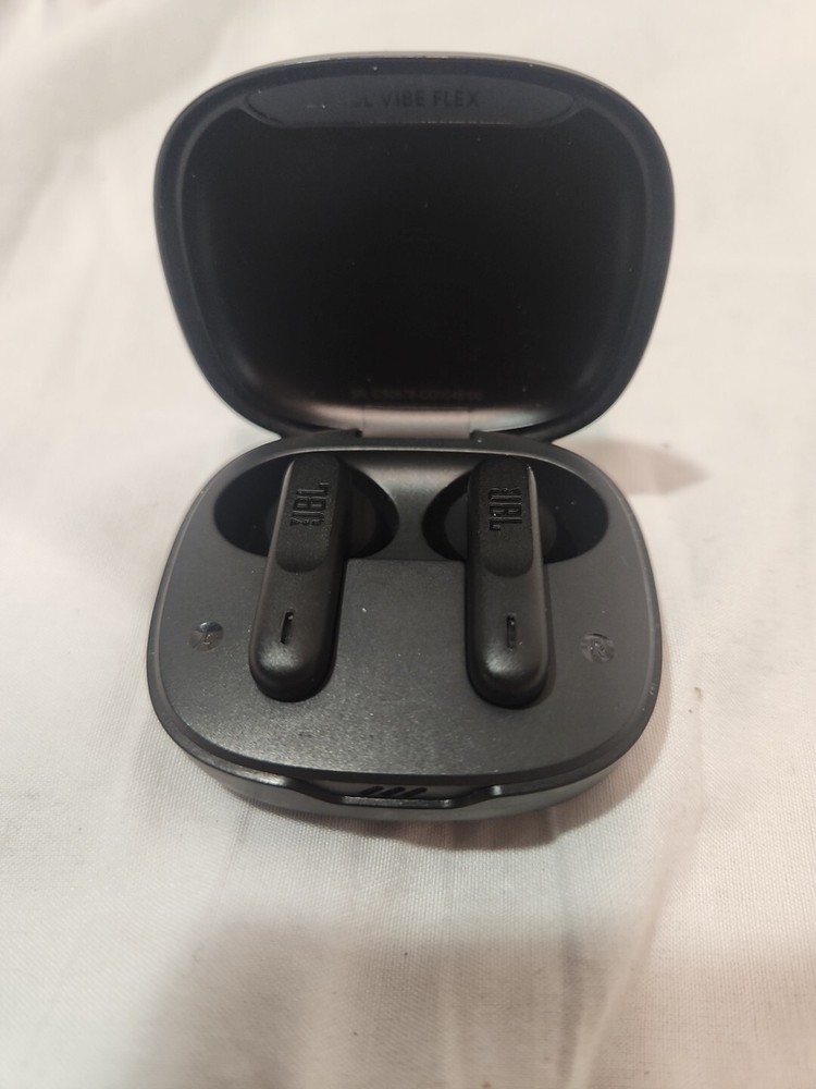 JBL Vibe Flex Wireless Black Earbuds with In-Ear Detection READ PF