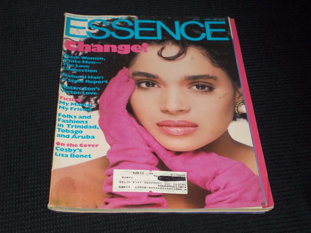 1987 April Essence Magazine with Lisa Bonet Cover H 8637
