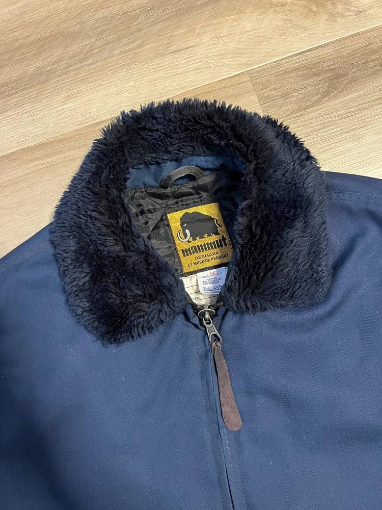 Vintage 80's Mammut  BOMBER JACKET Harrington Size XL Wide Very RARE