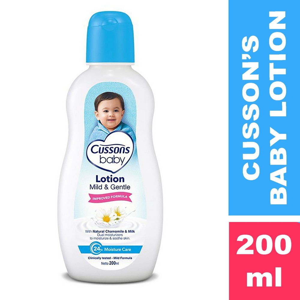 Cussons Baby Chamomile Lotion Mild Gentle Soothing Moisture 200ml
