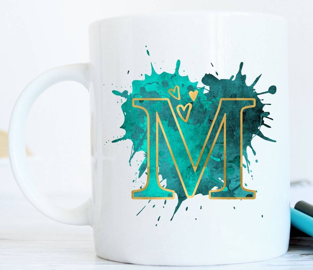 Splash Mug Splash Colours Personalized Mugs Gifts For Her Gifts For Him
