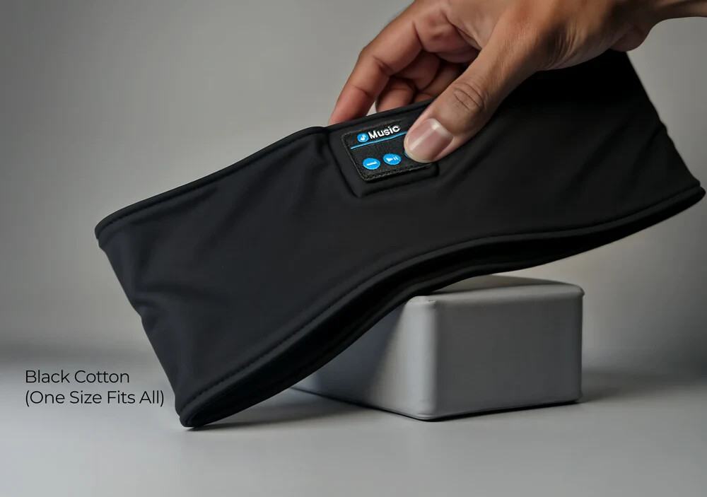 Bluetooth 5.2 Sleep Headband with Wireless Earphones, Sweat Resistant Comfort